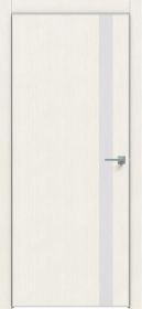 Дверь Каркасно-Щитовая Triadoors Modern Мелинга Белая 702 Без Стекла с Декором Дуб Серена Светло-Серый / Триадорс