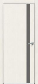 Дверь Каркасно-Щитовая Triadoors Modern Мелинга Белая 702 Без Стекла с Декором Медиум Грей / Триадорс