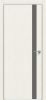 Дверь Каркасно-Щитовая Triadoors Modern Мелинга Белая 702 Без Стекла с Декором Медиум Грей / Триадорс