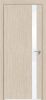 Дверь Каркасно-Щитовая Triadoors Modern Лиственница Кремовая 702 Без Стекла с Декором Белый Глянец / Триадорс