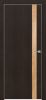 Дверь Каркасно-Щитовая Triadoors Modern Орех Макадамия 702 Без Стекла с Декором Дуб Винчестер Светлый / Триадорс