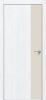 Дверь Каркасно-Щитовая Triadoors Future Дуб Серена Белый Кристалл 708 ПО Без Стекла с Декором Магнолия / Триадорс