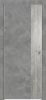 Дверь Каркасно-Щитовая Triadoors Future Бетон Темно-Серый 708 ПО Без Стекла с Декором Дуб Винчестер Серый / Триадорс
