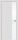 Дверь Каркасно-Щитовая Triadoors Future Дуб Серена Светло-Серый 708 ПО Без Стекла с Декором Белый Глянец / Триадорс