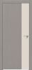 Дверь Каркасно-Щитовая Triadoors Future Дуб Серена Каменно-Серый 708 ПО Без Стекла с Декором Магнолия / Триадорс
