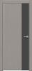 Дверь Каркасно-Щитовая Triadoors Future Дуб Серена Каменно-Серый 708 ПО Без Стекла с Декором Дарк Грей / Триадорс