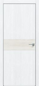 Дверь Каркасно-Щитовая Triadoors Future Дуб Серена Белый Кристалл 707 ПО Без Стекла с Декором Дуб Патина Золото / Триадорс