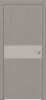 Дверь Каркасно-Щитовая Triadoors Future Дуб Серена Каменно-Серый 707 ПО Без Стекла с Декором Шелл Грей / Триадорс
