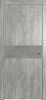 Дверь Каркасно-Щитовая Triadoors Future Дуб Винчестер Серый 707 ПО Без Стекла с Декором Бетон Темно-Серый / Триадорс