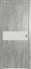 Дверь Каркасно-Щитовая Triadoors Future Дуб Винчестер Серый 707 ПО Без Стекла с Декором Дуб Серена Светло-Серый / Триадорс