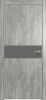 Дверь Каркасно-Щитовая Triadoors Future Дуб Винчестер Серый 707 ПО Без Стекла с Декором Медиум Грей / Триадорс
