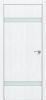 Дверь Каркасно-Щитовая Triadoors Future Дуб Серена Белый Кристалл 704 ПО со Стеклом Белый Матовый / Триадорс