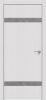 Дверь Каркасно-Щитовая Triadoors Future Дуб Серена Светло-Серый 704 ПО Без Стекла с Декором Бетон Темно-Серый / Триадорс