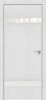 Дверь Каркасно-Щитовая Triadoors Future Дуб Серена Светло-Серый 704 ПО со Стеклом Лакобель Белый / Триадорс