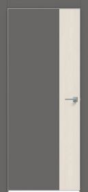 Межкомнатная Дверь Каркасно-Щитовая Triadoors Concept Медиум Грей 709 ПО Без Стекла с Декором Дуб Серена Керамика / Триадорс
