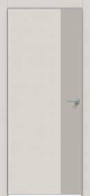 Межкомнатная Дверь Каркасно-Щитовая Triadoors Concept Лайт Грей 709 ПО Без Стекла с Декором Шелл Грей / Триадорс