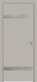 Межкомнатная Дверь Каркасно-Щитовая Triadoors Concept Шелл Грей 704 ПО Без Стекла с Декором Дуб Винчестер Серый / Триадорс