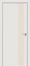 Межкомнатная Дверь Каркасно-Щитовая Triadoors Concept Белоснежно Матовая 703 ПО Без Стекла с Декором Дуб Серена Керамика / Триадорс