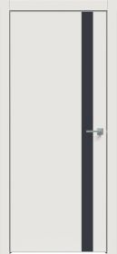 Межкомнатная Дверь Каркасно-Щитовая Triadoors Concept Белоснежно Матовая 702 ПО Без Стекла с Декором Дарк Блю / Триадорс
