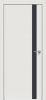 Межкомнатная Дверь Каркасно-Щитовая Triadoors Concept Белоснежно Матовая 702 ПО Без Стекла с Декором Дарк Блю / Триадорс