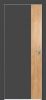 Межкомнатная Дверь Каркасно-Щитовая Triadoors Concept Дарк Грей 708 ПО Без Стекла с Декором Дуб Винчестер Светлая  / Триадорс