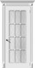 Межкомнатная Дверь Verda Нюкторн Белая со Стеклом Белое Матовое Кристалл 2 / Верда