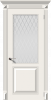 Межкомнатная Дверь Verda Блюз Рал со Стеклом Белое Матовое Кристалл / Верда