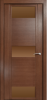 Межкомнатная Дверь Verda H-8 Дуб Палисандр со Стеклом Бронза / Верда