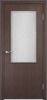 Строительная Дверь Verda Экошпон 58 Усиленная Венге со Стеклом Бали / Verda