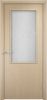 Строительная Дверь Verda Экошпон 58 Усиленная Беленый Дуб со Стеклом Бали / Verda