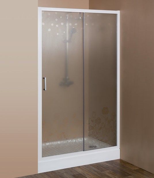 Раздвижная душевая дверь в нишу Cezares Rosa-BF-1 цена от 21 240 ₽ в  интернет-магазине ЕвросанДизайн