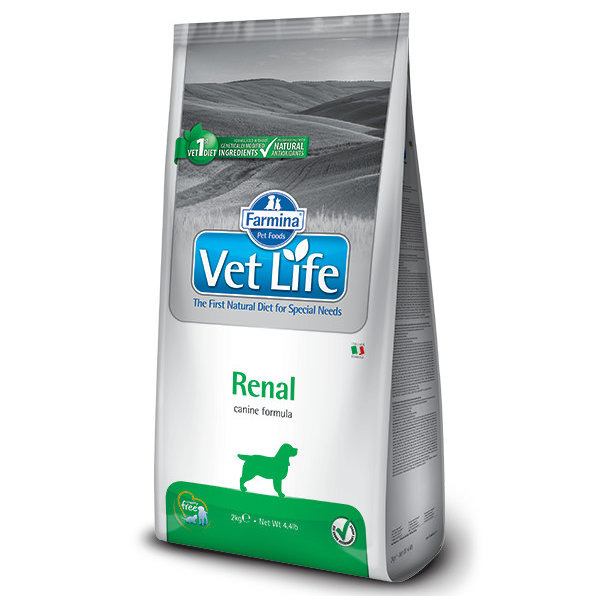 Сухой корм для собак Farmina Vet Life Renal при почечной недостаточности 2 кг