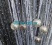 Нитяные шторы радуга бусинами мультицвет