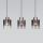 Светильник Подвесной со Стеклянными Плафонами Eurosvet 50227/3 Черный Жемчуг, Метал / Евросвет