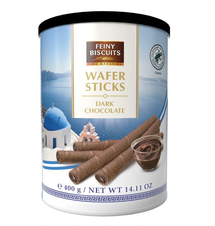 Feiny Biscuits  Wafer rolls with dark chocolate cream 400 гр