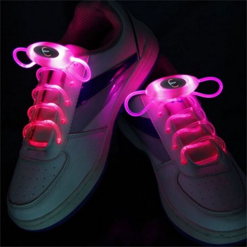 Светящиеся шнурки (цвет розовый)