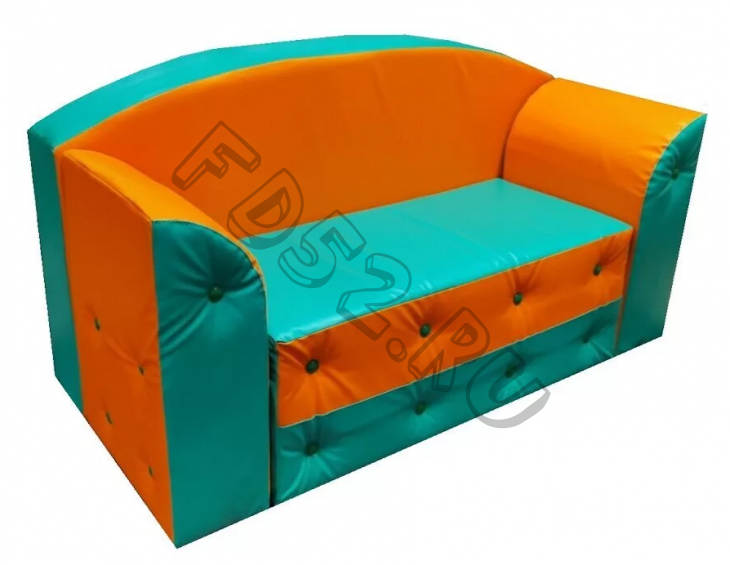 Детский игровой мягконабивной диван "Гулливер"