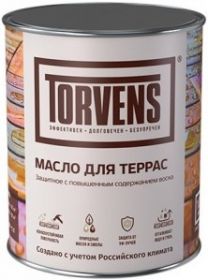 Масло для Террас Torvens 1л Защитное с Повышенным Содержанием Воска / Торвинс