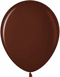 Шар (10"/ 25 см), Шоколадный , пастель, 100 шт