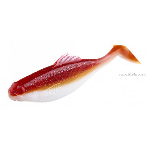 Виброхвосты съедоб. искусст. LJ Pro Series Roach Paddle Tail 9.89 см / 6 шт. в уп. / цвет:G01