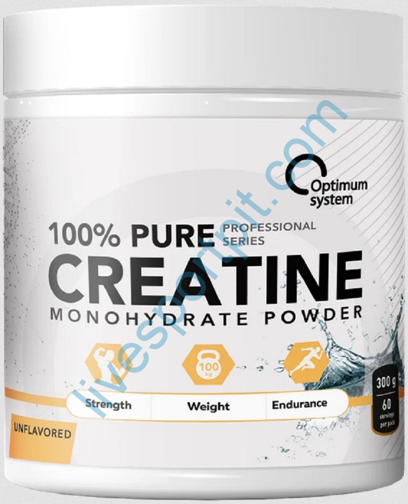 Креатин моногидрат 100% Pure Creatine Monohydrate 300 г Optimum System