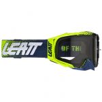 Leatt Velocity 6.5 Lime/Blue Light Grey 58%, очки для мотокросса и эндуро
