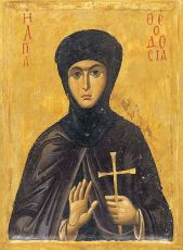 Икона Матрона Константинопольская преподобная