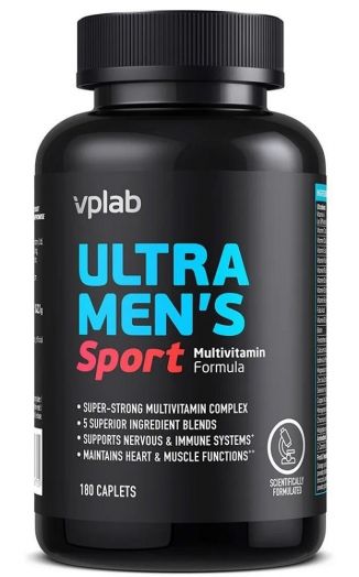Витаминно-минеральный комплекс для мужчин Ultra Men's Sport Multivitamin Formula 180 капсул VPLab