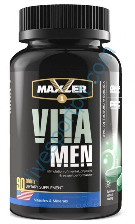 Витаминно-минеральный комплекс для мужчин VitaMen 90 таблеток Maxler