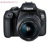 Зеркальная фотокамера Canon EOS 2000D Kit 18-55mm IS II черный