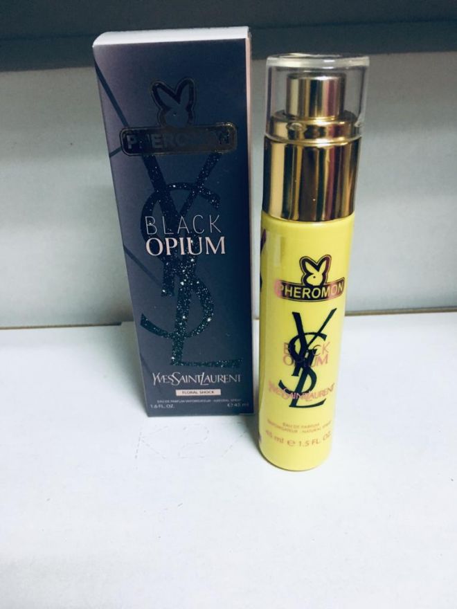 Мини-парфюм с феромонами YVS Black Opium 45ml (new)