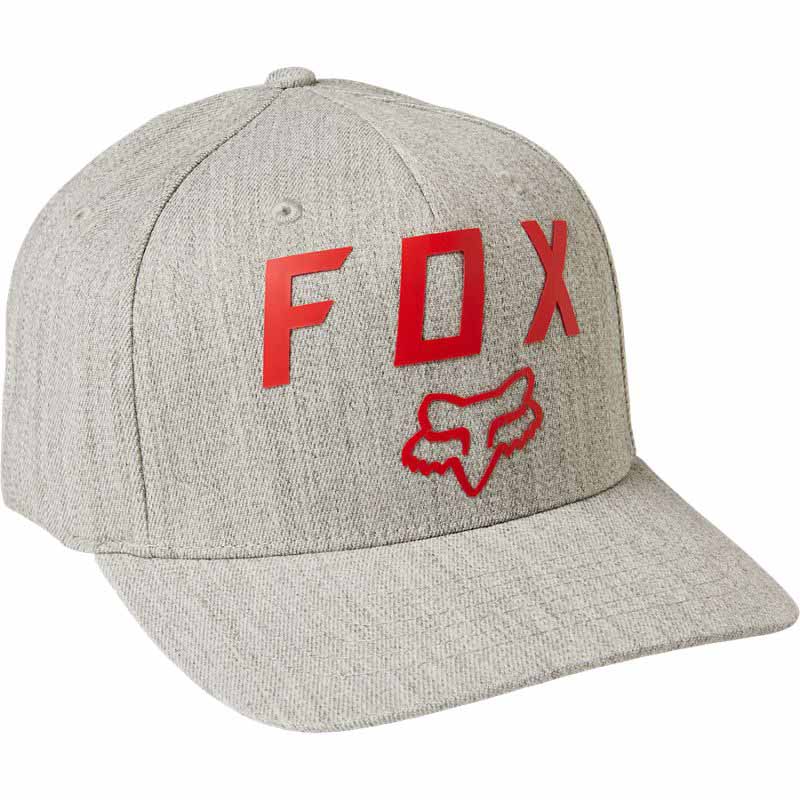 Fox Number 2 Flexfit 2.0 Hat Heather Grey бейсболка