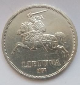 5 лит Литва 1936