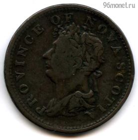 Канада Новая Шотландия 1/2 пенни 1823 токен